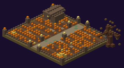 Un champ de citrouilles simple (aperçu du générateur)